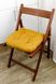 Подушка на стул 40х40 см LUIS Горчичная в интернет-магазине РечиДоРечи