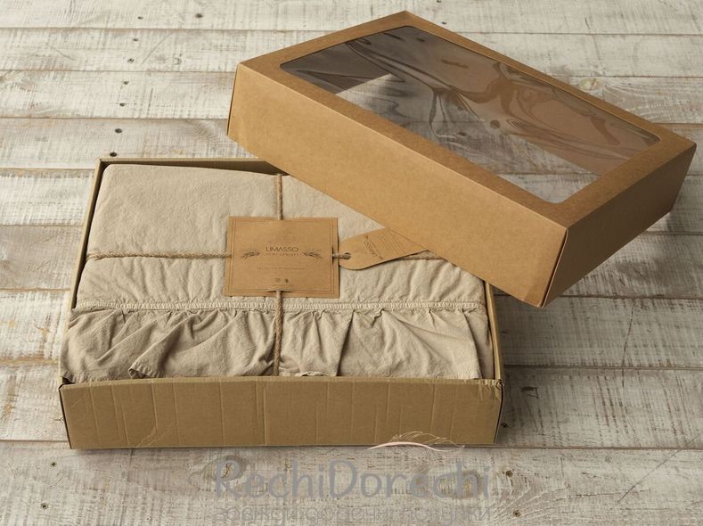 КПБ 200x220 LIMASSO OXFORD TAN EXCLUSIVE, Евро 200x220