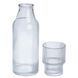 Графін для напоїв Vertical Stripes 700 мл зі склянкою із товстого скла HP-17-11