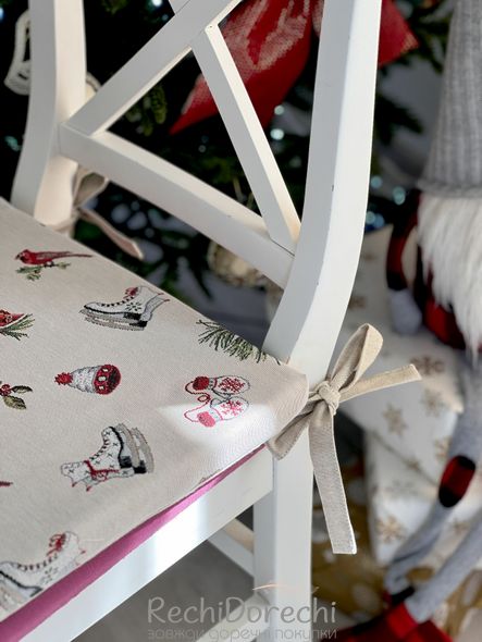 Подушка на стул "Рождественская мечта", 40x40