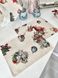 Новорічна серветка-підкладка «Різдвяні прикраси» (Срібний люрекс) в інтернет-магазині РечіДоРечі