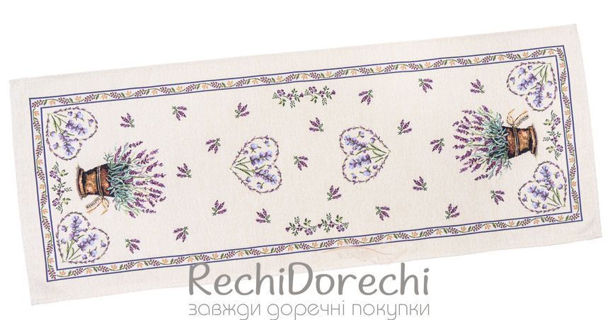 Доріжка гобеленова "Lavender" RechiDoRechi LILAC-37 фото