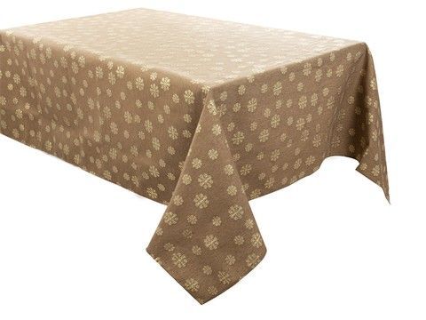 СКАТЕРТЬ ТЕФЛОНОВАЯ " KAREN LUREX TEFLON TAUPE" RechiDoRechi 715-343 фото