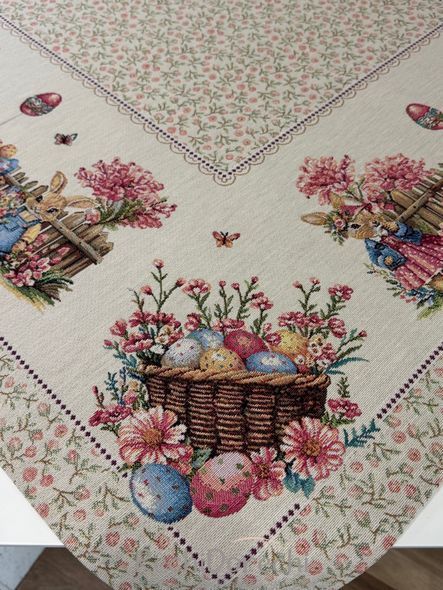 Пасхальная скатерть гобеленовая "Easter" RechiDoRechi Easter/4-100 фото
