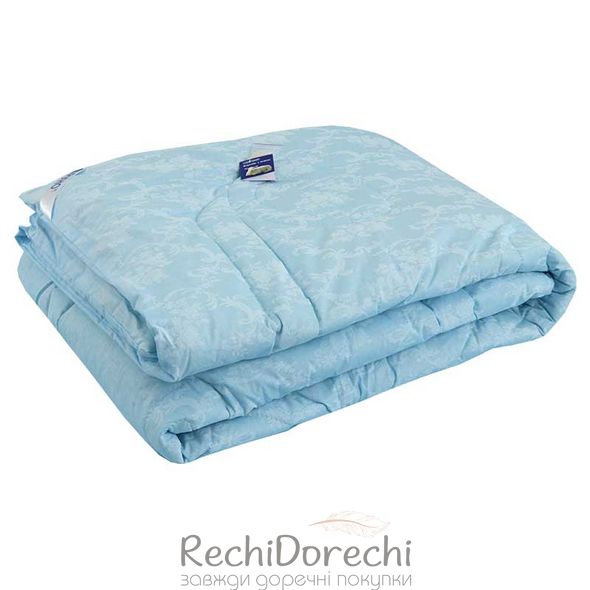 Одеяло шерстяное 172х205 "Комфорт + Голубой Вензель", 172x205
