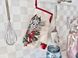 Новорічна рукавичка-прихватка «Різдвяні прикраси» (Срібний люрекс) в інтернет-магазині РечіДоРечі