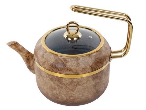 Чайник brioni "Royal Stone Ti̇gereye Gold" 2,5 л RechiDoRechi 764-051 фото