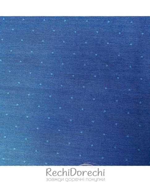 Скатертина "Simfoni" Горошек на синьому ТМ «Прованс», 136x180, Прямокутна