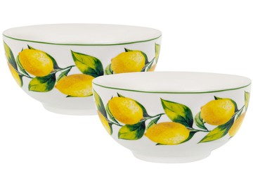 Набір з 2-х салатників "Сіцилійський лимон" 16 см