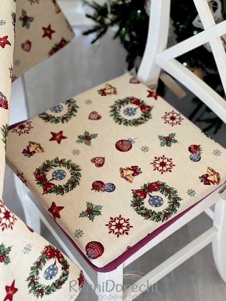 Подушка нка стілець "Веселого Різдва", 40x40