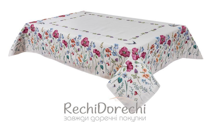 Скатертина гобеленова "Весняна ластівка" RechiDoRechi RUNNER862-250 фото