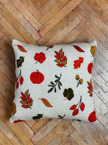 Декоративна вʼязана подушка Happy Fall RechiDoRechi 039340 фото