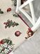 Новорічна подушка на стілець гобеленова «Різдвяні прикраси» (Срібний люрекс) в інтернет-магазині РечіДоРечі