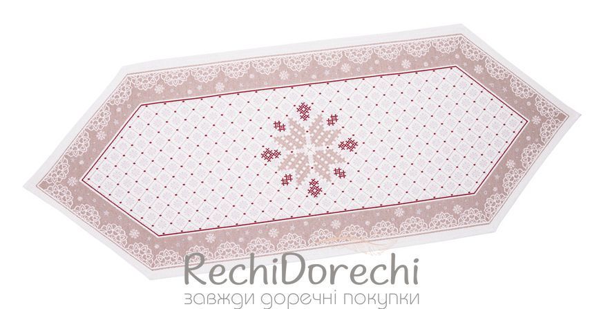 Доріжка гобеленова "Nordica Tortora" RechiDoRechi NORDICA TORTORA-37 фото