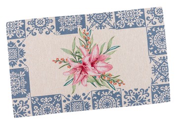 Серветка-підкладка під тарілку гобеленова "Весняна мозаїка", 33x53, Прямокутна