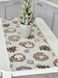 Новорічна гобеленова доріжка на стіл «Різдвяні віночки» (срібний люрекс) в інтернет-магазині РечіДоРечі
