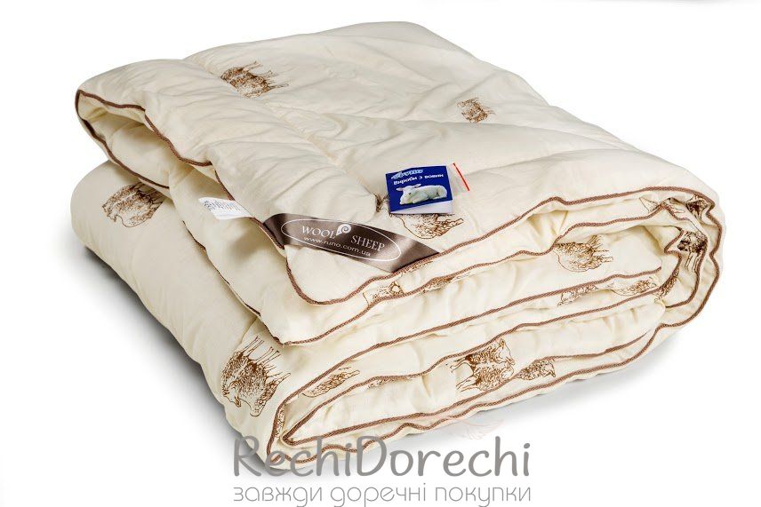 Одеяло 140х105 шерсть (бязь) SHEEP, 105x140