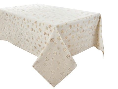 СКАТЕРТЬ ТЕФЛОНОВАЯ "KAREN LUREX TEFLON NATURAL" RechiDoRechi 715-349 фото