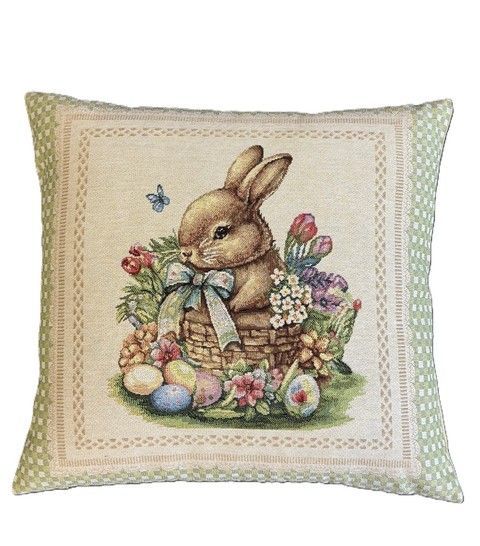 Наволочка гобеленовая пасхальная Rabbit RechiDoRechi Rabbit/PC фото