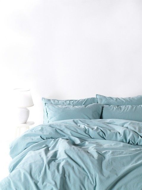Постельное белье Limasso Stonewashed Ranforse 220 Mineral Blue RechiDoRechi 31356 фото
