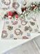 Новорічна серветка-підкладка «Різдвяні віночки» (срібний люрекс) в інтернет-магазині РечіДоРечі