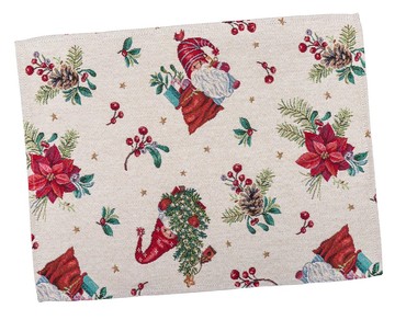 Серветка-підкладка новорічна "Друзі зимового лісу", 34x44