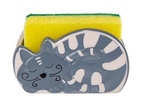 ПОДСТАВКА ПОД ГУБКУ "КОТИК" 12,5Х6Х8СМ RechiDoRechi 940-264 фото