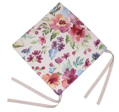 Подушка на стілець гобеленова "Квітковий малюнок", 40x40