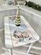 Новорічна гобеленова доріжка на стіл «Різдвяні канікули» (Срібний люрекс) в інтернет-магазині РечіДоРечі