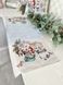 Новогодняя гобеленовая дорожка на стол «Рождественские каникулы» (Серебряный люрекс) в интернет-магазине РечиДоРечи
