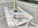 Новорічна гобеленова доріжка на стіл «Різдвяні канікули» (Срібний люрекс) в інтернет-магазині РечіДоРечі