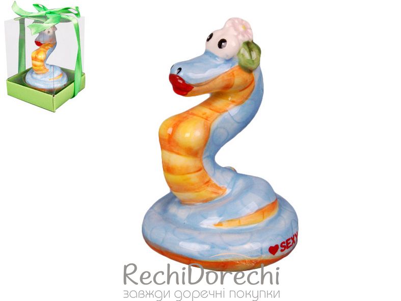 Фігурка декоративна "Змія-леді" 7,7 см