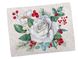 Серветка-підкладка новорічна "Зимові квіти" (срібний люрекс) в інтернет-магазині РечіДоРечі