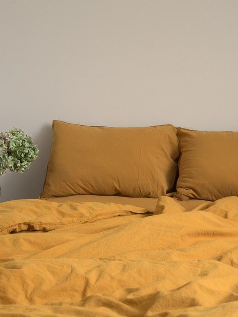 Постільна білизна Limasso Stonewashed Ranforse Hardal RechiDoRechi 800369 фото