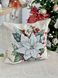 Наволочка новорічна одностороння "Зимові квіти" (срібний люрекс) в інтернет-магазині РечіДоРечі
