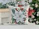 Наволочка новорічна одностороння "Зимові квіти" (срібний люрекс) в інтернет-магазині РечіДоРечі