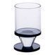 Підсвічник скляний 10 см на одну свічку підсвічник келих на ніжці декоративний Сірий HP-4-19S RechiDoRechi HP-4-19S фото 1
