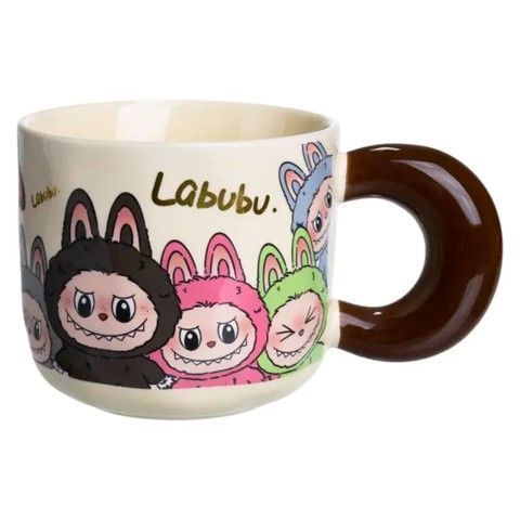 Чашка порцелянова Labubu 400 (мл) подарункова Yiwu FM-21C RechiDoRechi FM-21C фото