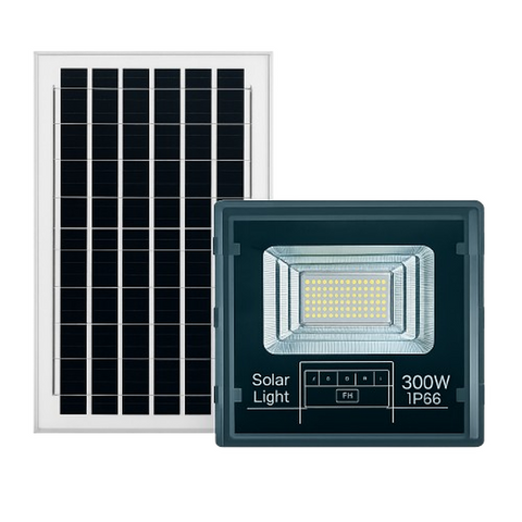 Уличный LED фонарь на солнечных батареях прожектор светодиодный уличный 246 LED 300 Вт с солнечной панелью HP-5-75