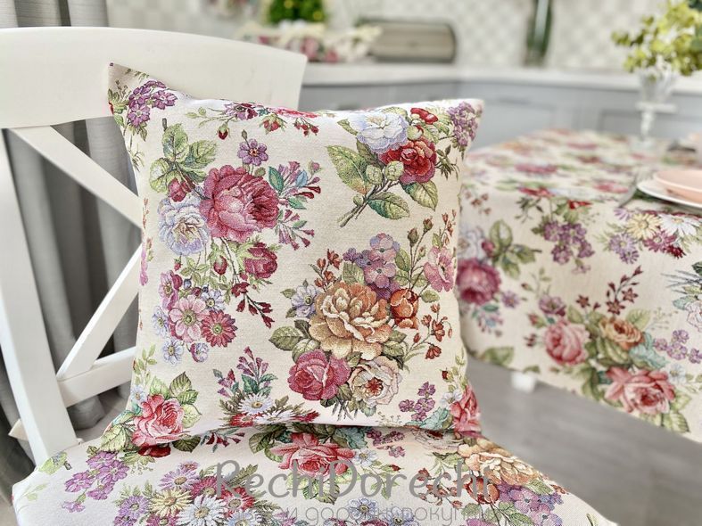 Наволочка гобеленова двостороння "SUMMER GARDEN" RechiDoRechi EDEN1175-NV2 фото