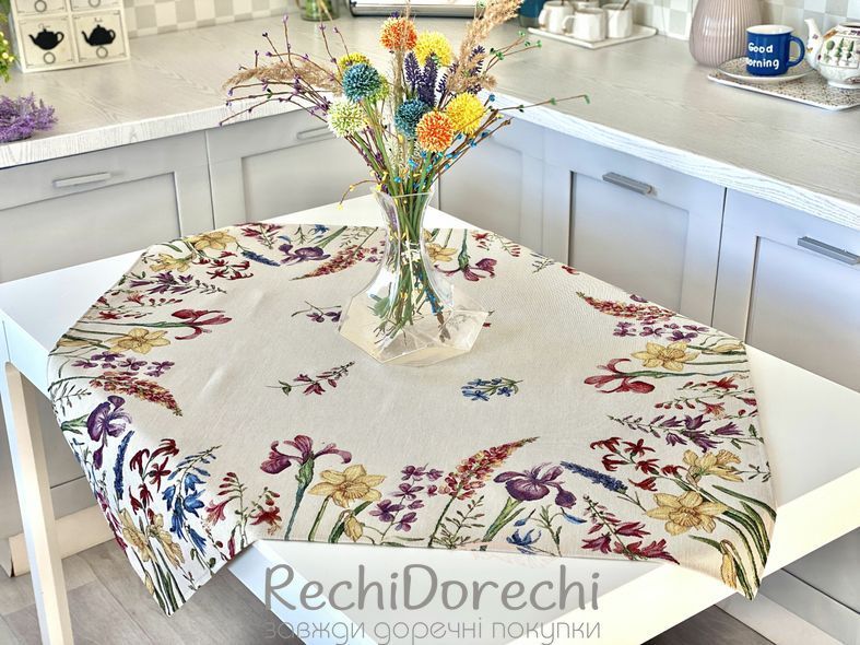 Скатертина гобеленова "Чарівність лугів" RechiDoRechi ANASTASIA-100 фото