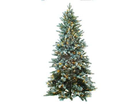 РІЗДВЯНА засніжена СОСНА 210см з W/370LED З ПІДСВІЧУВАННЯМ RechiDoRechi 675-010 фото