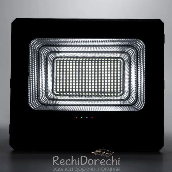 Вуличний LED ліхтар прожектор світлодіодний вуличний 418 LED 500 Вт із сонячною панеллю HP-5-77