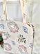 Новорічна сумка для покупок «Різдвяні віночки» (срібний люрекс) в інтернет-магазині РечіДоРечі
