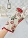 Новорічна рукавичка-прихватка «Merry Christmas» (Золотий люрекс) в інтернет-магазині РечіДоРечі