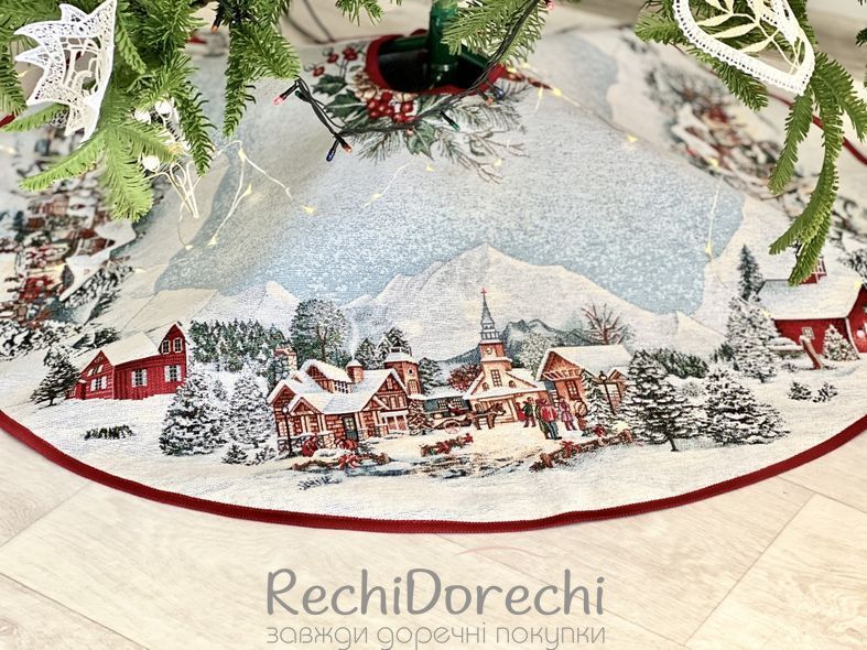 Новорічна спідничка під ялинку "Сніжний затишок" RechiDoRechi ZERMAT-SD фото