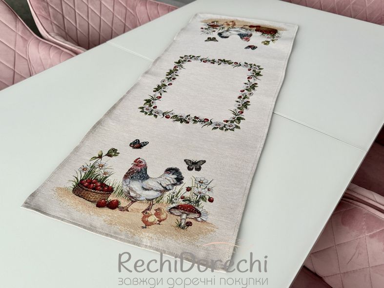 Доріжка гобеленова "Rustic romance" RechiDoRechi RUNNER1287NA-37 фото