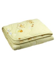 Одеяло детское 140х105 шерстяное бежевое, 105x140