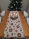 Доріжка на стіл новорічна гобеленова "Іграшковий зорепад" (без люрекса) в інтернет-магазині РечіДоРечі