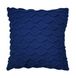 Подушка в'язана декоративна Хвилі синя 33х33см в интернет-магазине РечиДоРечи